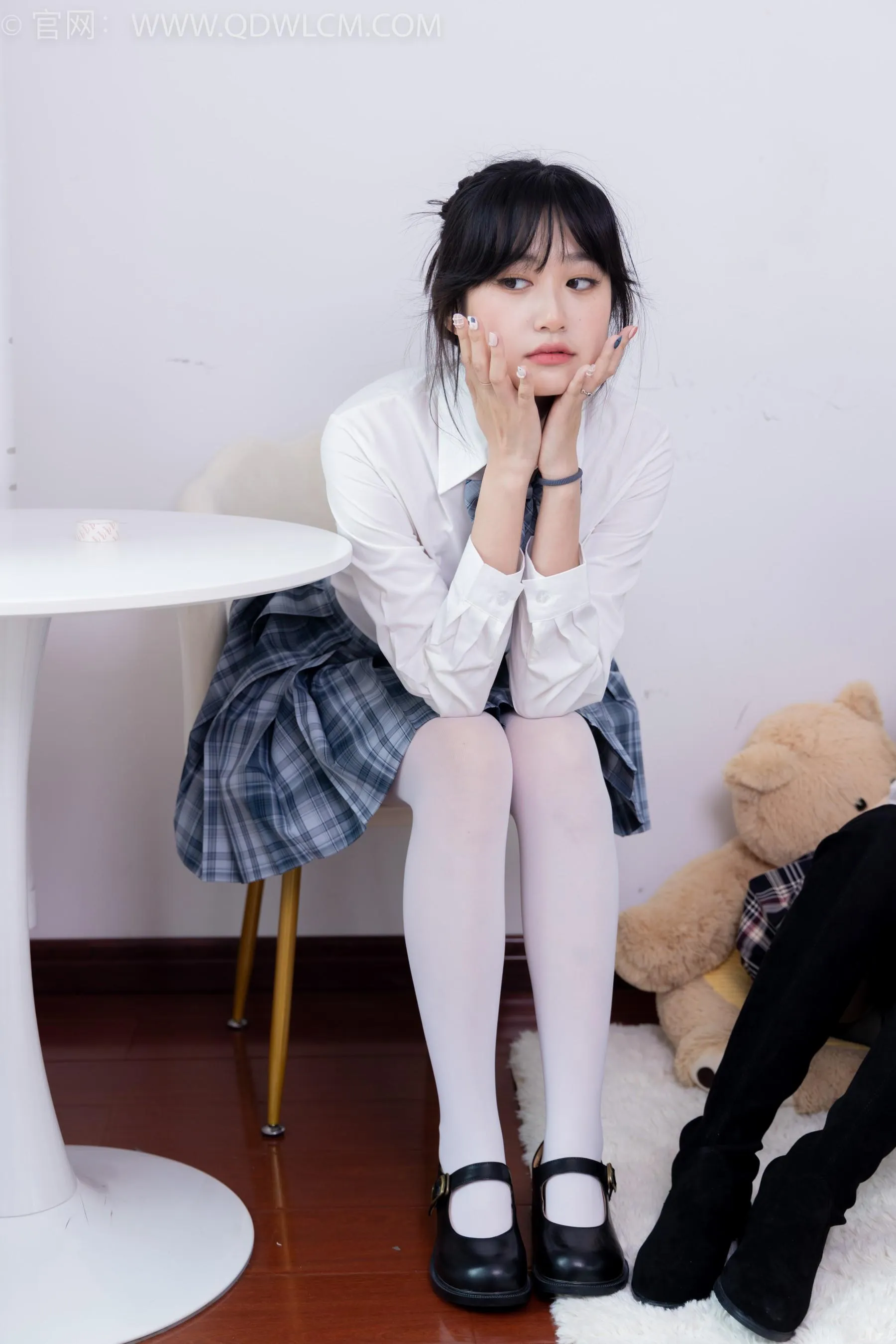 物恋传媒 NO.1582 菜菜小敏-学院姐妹花 [177P]插图4